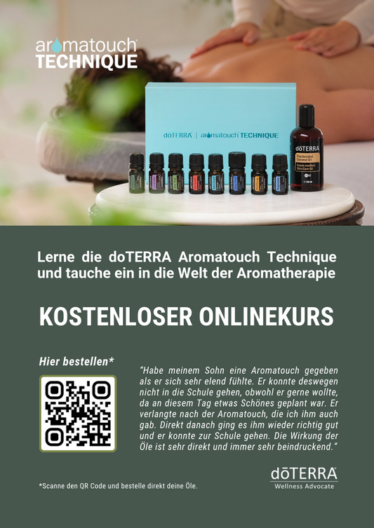 personalisierter Flyer Aromatouch Online Training